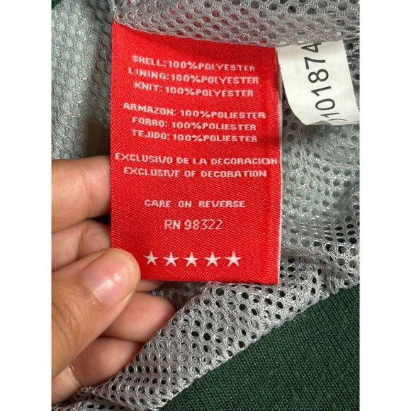 Miami Hurricanes Franchise Club Pullover Windbreaker‎ Mens Size XL - Picture 4 of 11